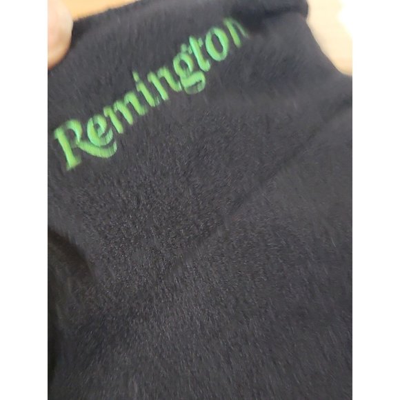 Remington Fleece Pull Over 1/2 Zip Jacket Black Size Men's XL - Picture 4 of 6